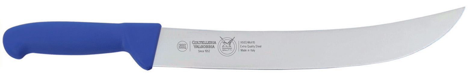 Coltello Macellaio Usa, Coltello professionale in acciaio temperato18/10 cm  28 manico in Paperstone usato per la sezionatura e la lavorazione della  carne, Coltelleria Valgobbia